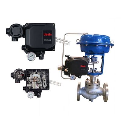Tissin TS600 Smart Valve Positioner met HART Communication 145 psi Maximale druk en diagnose