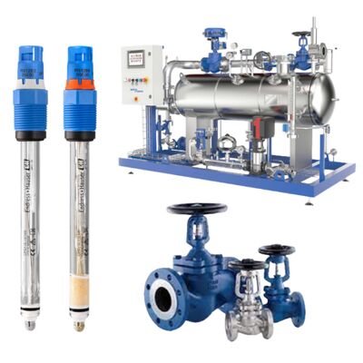 Vloeistofanalyse Potentiometrisch Endress Hauser CPS11E-UR7AAA2 en Spiraxarco Balgklep BSA2T BSA3T voor Water en Afvalwater