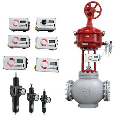 Industriële pneumatische regelaars en digitale positioners Flowserve Logix 520MD 3200MD 3800MD Industriële regelaars en ASCO-regulators