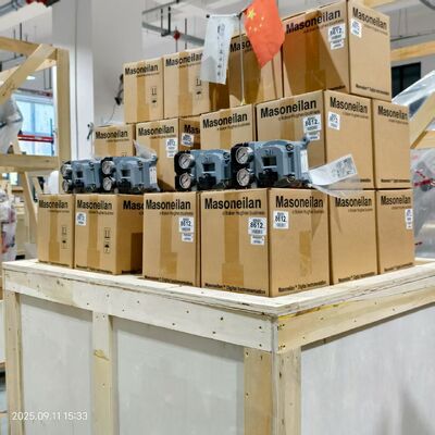 Rotork Fairchild T7800 I/P transducer + Masoneilan SVI2 AP/SVI2 serie SVI2AP-22123111 dubbelwerkende intelligente klep positioner, in voorraad.