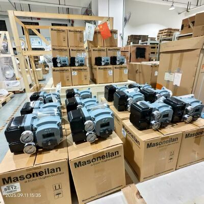 Masoneilan SVI2 AP/SVI 2 Serie SVI2AP-21113121 intelligente ventiel positioner en Rotork Fairchild T6000 druk sensor + ACSO magnetoventil, originele onderdelen, op voorraad.