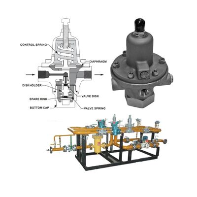 Hogedrukgasdrukreduceerventiel Fisher 1301F 1301G Pneumatische drukregelaar Prijs