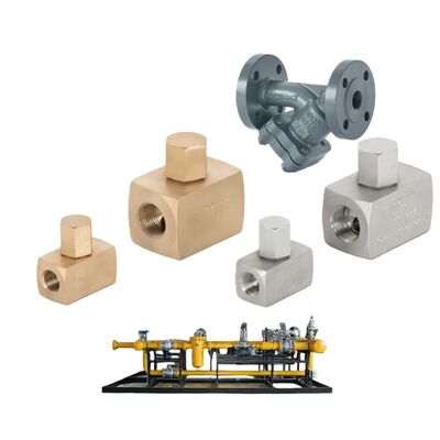 Industriële pijpleidingen VYC Disc Piston Check Valve 1/4 Messing 304 316 Niet-Retour Valve voor waterdampgas