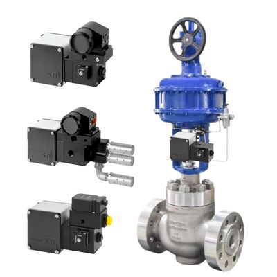 IMI STI SA/CL Analoog positioner voor lineaire actuator met dubbele werking voor petrochemische thermische energiecentrales
