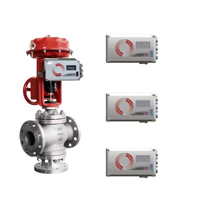 ASCO Solenoïde kleppen en Flowserve Logix 520MD Digitale Hart Valve Positioner Valve Controller