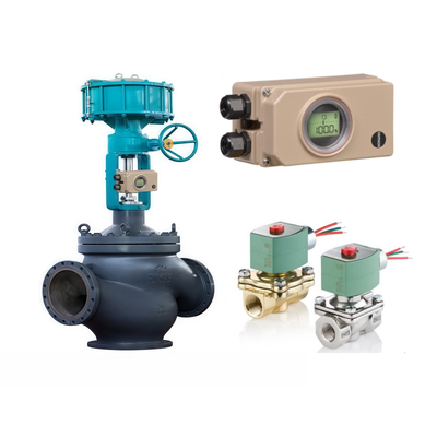 ASCO Solenoid Valves and Samson 3730-3 Electropneumatic HART Valve Positioner Valve Controller
