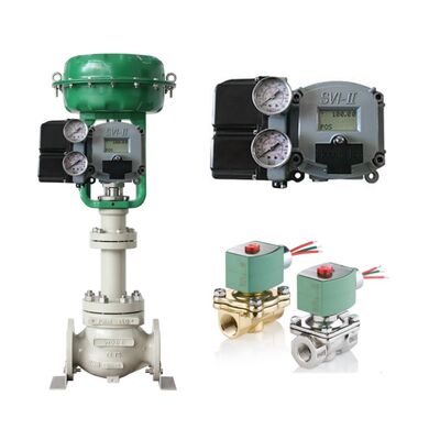ASCO Solenoïde spoelkleppen en Masoneilan SVI II AP Svi2 Intelligente digitale klep positioner controller