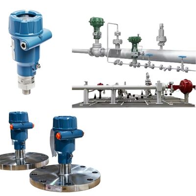 Nieuw meetbereik 30m Flanged Connection Rosemount 3408 Level Transmitter Non-Contact Radar voor Pipe