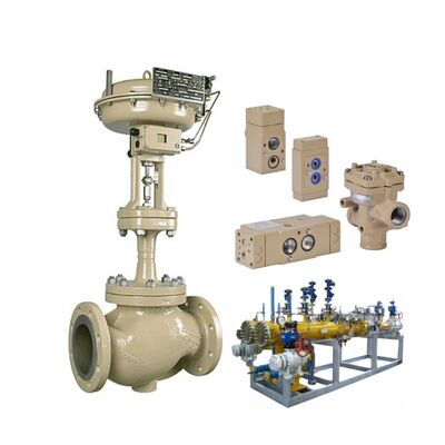 Industriële proceslaagdrukbolkkklep 3241 SAMSON 3756 Hoogstroompneumatisch volumeboosterklep