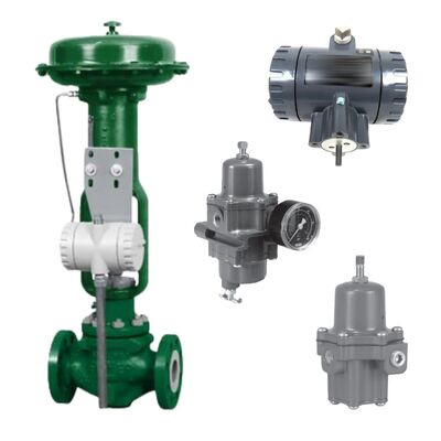 Accurate Fisher 4211 4210 Elektronische positiesender met luchtfilterregulator van de 67C-serie