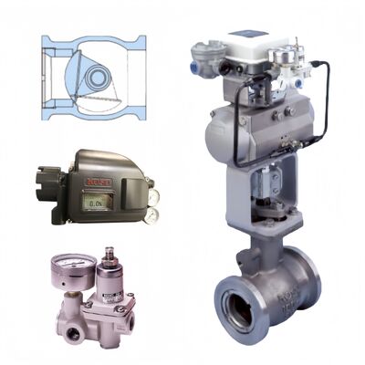 KOSO 210C 220C 230C Sturing Valve 6500RA 6400RB Actuator Petrochemische raffinaderij