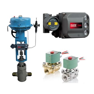 ASCO-solenoïde spoelkleppen en Emerson Fisher DVC6200-serie Smart Digital Valve Positioner Controller