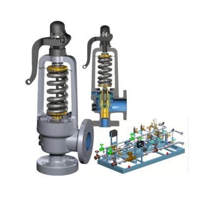 ASME-gecertificeerde veiligheidsventiel met hoge doorstroomcapaciteit en gebalanceerde balg voor industriële keteldrukbeveiliging