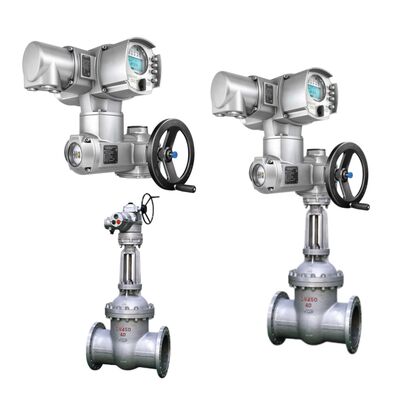 Chinese Gate Globe Valve Body AUMA SA Multi-turn Electric Control Valve Actuators met AC Actuator Control Unit