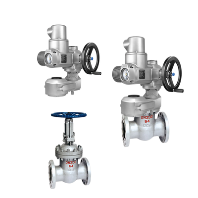 Chinese Gate Valve Body AUMA SA Multi-turn Electric Control Valve Actuators with GST Spur Gearboxes