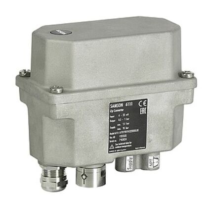 SAMSON IP Converter 6111 6116 6126 voor Raffinaderij, Metallurgie, Papierproductie, Waterbehandeling