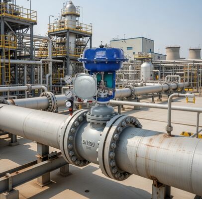 Chinese pneumatische regelkleppen met SVI1000G SVI1000 PR G IM Masoneilan Valve Positioner SVY en Asco Regulator voor LPG