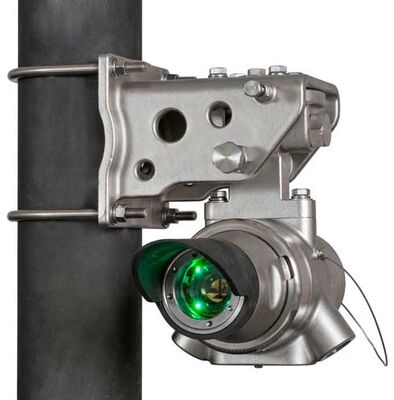 DET-TRONICS FlexSight LS2000 Open Path Infrarood Koolwaterstofgasdetector met Dual-wavelength Infrarooddetectie, Roestvrijstalen Behuizing en 200 Meter Detectiebereik