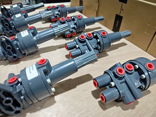 Fisher 377 Pneumatische signaalversterker en DVC6200 Digitale Valve Positioner voor industrieel gebruik