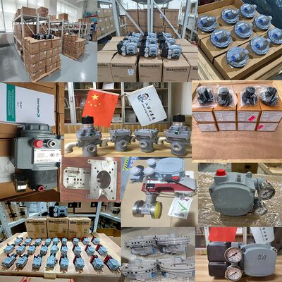 Controleventil met Baker Hughes Masoneilan Digitale Valve Positioner SVI2-21123121 Pneumatische Booster YT-200 Filter Regulator