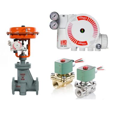Flowserve Logix 3200MD Digitale Klepstandsteller HART Smart Control met ASCO Solenoïdekleppen