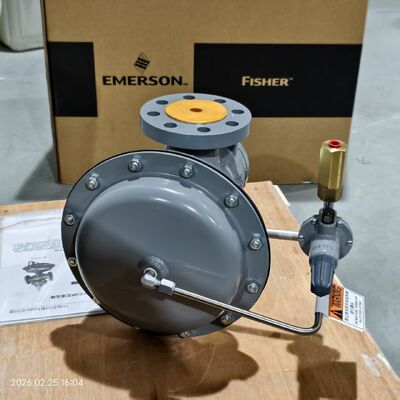 Fisher Regulator 1190 Low Pressure Gas Blanketing Valve Pilot-aangedreven drukreduceerventiel voor skid-montage