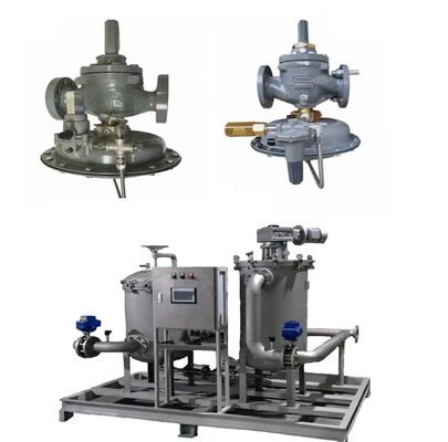 EMERSON Fisher 1098EGR Gas Pressure Reducing Valve  Flange Type and 63EG-98HM Regulator for Gas Skid Natural Gas Flow Control