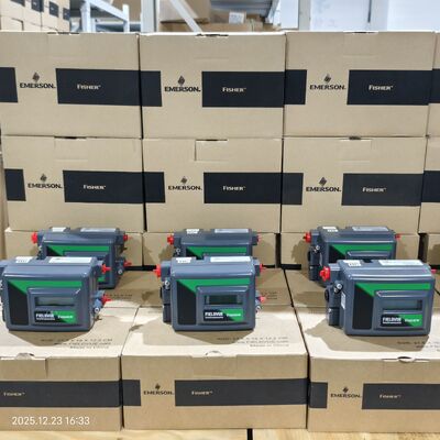 Emerson Fisher DVC2000 Ventielpositie-regelaar: ondersteunt HART-protocol en 4-20mA signalen; enkelwerkende configuratie; compatibel met NORGREN HERION 6316 Serie Solenoïdekleppen; direct uit voorraad leverbaar