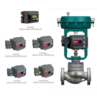 Chinese CHUAN YI HKG10 Multilayer Sleeve High Pressure Differential Control Valve Fisher DVC6200 Positioner