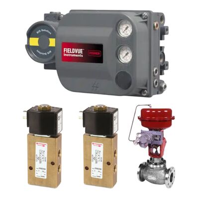 Op voorraad: Emerson Fisher Fieldvue DVC6200S-204/PD/M20/G160B/ATEXIS Ventielpositie-regelaar (Gekoppeld met NORGREN 25003 Serie Direct-Werkende Solenoïdeklep)