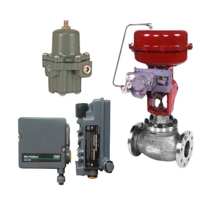 Fisher 3660/3661 Valve Positioner met 67CFR Filter Regulator voor Pneumatische Sturing Valves ¢ Elektro-Pneumatische Positioner, 4-20mA, roestvrij staal Temperatuurbereik min 40°C tot 85°C