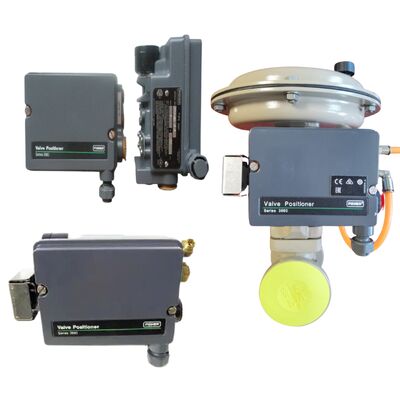 Fisher 3660/3661 Valve Positioner met 67CFR Filter Regulator voor Pneumatische Sturing Valves ¢ Elektro-Pneumatische Positioner, 4-20mA, roestvrij staal Temperatuurbereik min 40°C tot 85°C