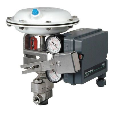 Fisher 3660/3661 Valve Positioner met 67CFR Filter Regulator voor Pneumatische Sturing Valves ¢ Elektro-Pneumatische Positioner, 4-20mA, roestvrij staal Temperatuurbereik min 40°C tot 85°C