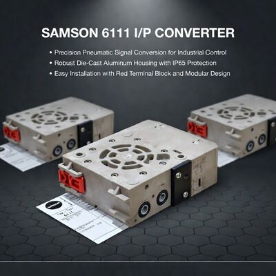 SAMSON 6111 Industriële elektro-pneumatische converter I/P signaalconverter 4-20mA regelklep