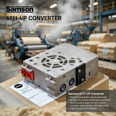 SAMSON 6111 Industriële elektro-pneumatische converter I/P signaalconverter 4-20mA regelklep