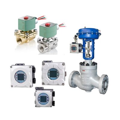 Chinese regelklep met Valmet Me-tso Neles NDX Smart Valve Controller met ASCO magneetklep