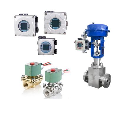 Chinese regelklep met Valmet Me-tso Neles NDX Smart Valve Controller met ASCO magneetklep
