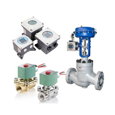 Chinese regelklep met Valmet Me-tso Neles NDX Smart Valve Controller met ASCO magneetklep
