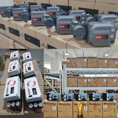Chinese Control Ball Valve with Flowserve Positoner Logix 3800 PMV D3 PMV P5/EP5 F5 520MD 3200MD 420 and YT-325 Booster in Stock