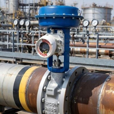 China Buttfy regelklep met Flowserve Logix 420-47-W1D-10 industriële kleppositieregelaar voor olie- en gaspijpleidingen