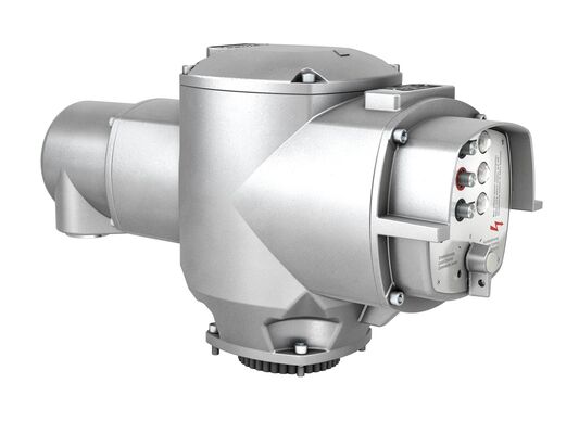 CHUANYI VBJG 600001 Drievoudig excentrisch vlinderklep met AUMA SA SQ-serie elektrische actuator voor vloeistofregeling