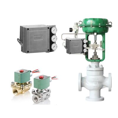 Emerson Fisher 3582 Elektropneumatische enkelwerkende kleppenpositionair met ASCO-solenoïde kleppen