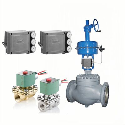 Emerson Fisher 3582 Elektropneumatische enkelwerkende kleppenpositionair met ASCO-solenoïde kleppen