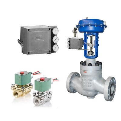 Emerson Fisher 3582 Elektropneumatische enkelwerkende kleppenpositionair met ASCO-solenoïde kleppen
