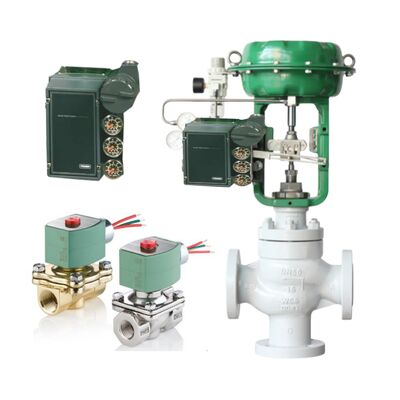 Emerson Fisher 3600 Series 3620J Electro Pneumatic Valve Positioner with ASCO Solenoid Valves
