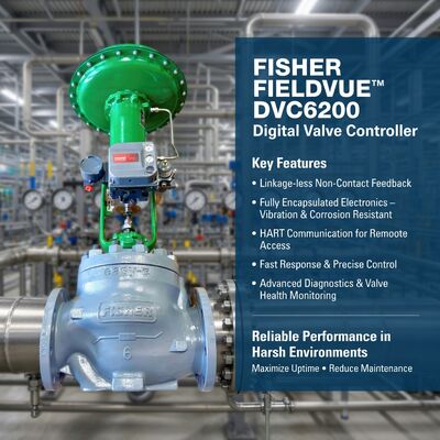 Nieuwe Originele Emerson Fisher DVC6200 Ventielpositie-regelaar HART Slimme Digitale Controller