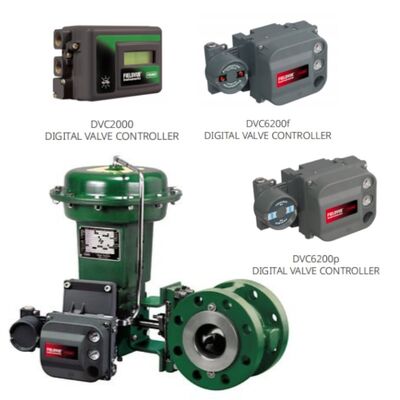 Fi Sher 1052 Roterende actuatoren met DVC2000 DVC6200 positioner voor olie-gas chemische energie
