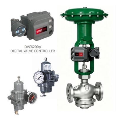 Fisher 667 Diaphragm Actuators with DVC2000 DVC6200 Positioner for Oil Gas Chemical Power