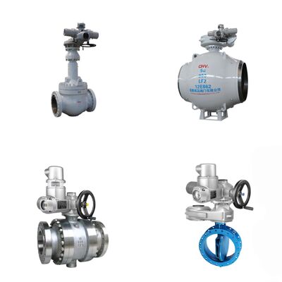 Elektrische regelklep vlinder kogel wereld fabrikant met AUMA SA SAR SQ SQR serie elektrische actuator