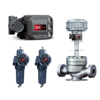 Chongqing Chuanyi Regelklep met Fisher DVC6200 Smart Digitale Kleppositie-indicator met 67DFR Filterregelaar